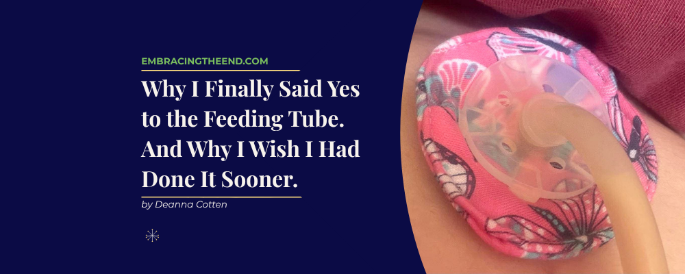 Feeding tube with floral tube